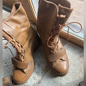 Converse vinyl boots